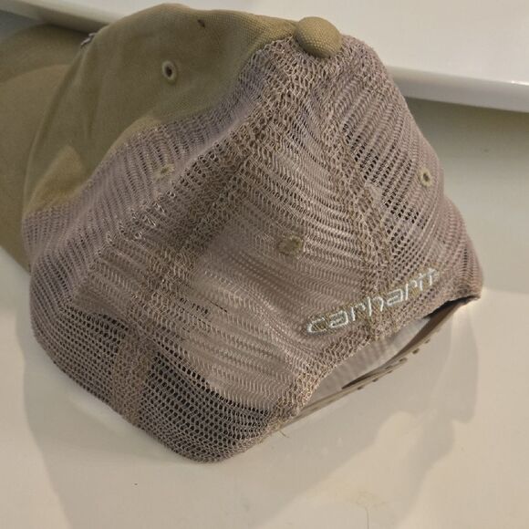 Carhartt Beige and Brown Mesh Cap - Picture 4 of 5